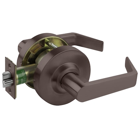 Arrow Lock Grade 1 Cylindrical Latch, Passage Function, Key in Lever Cylinder, Sierra Lever, 3-11/32-in Rose Di QL01-SR-613E